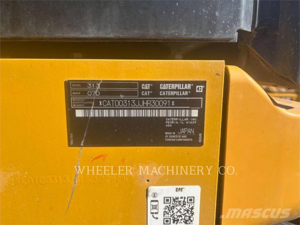 CAT 313 TH Beltegraver