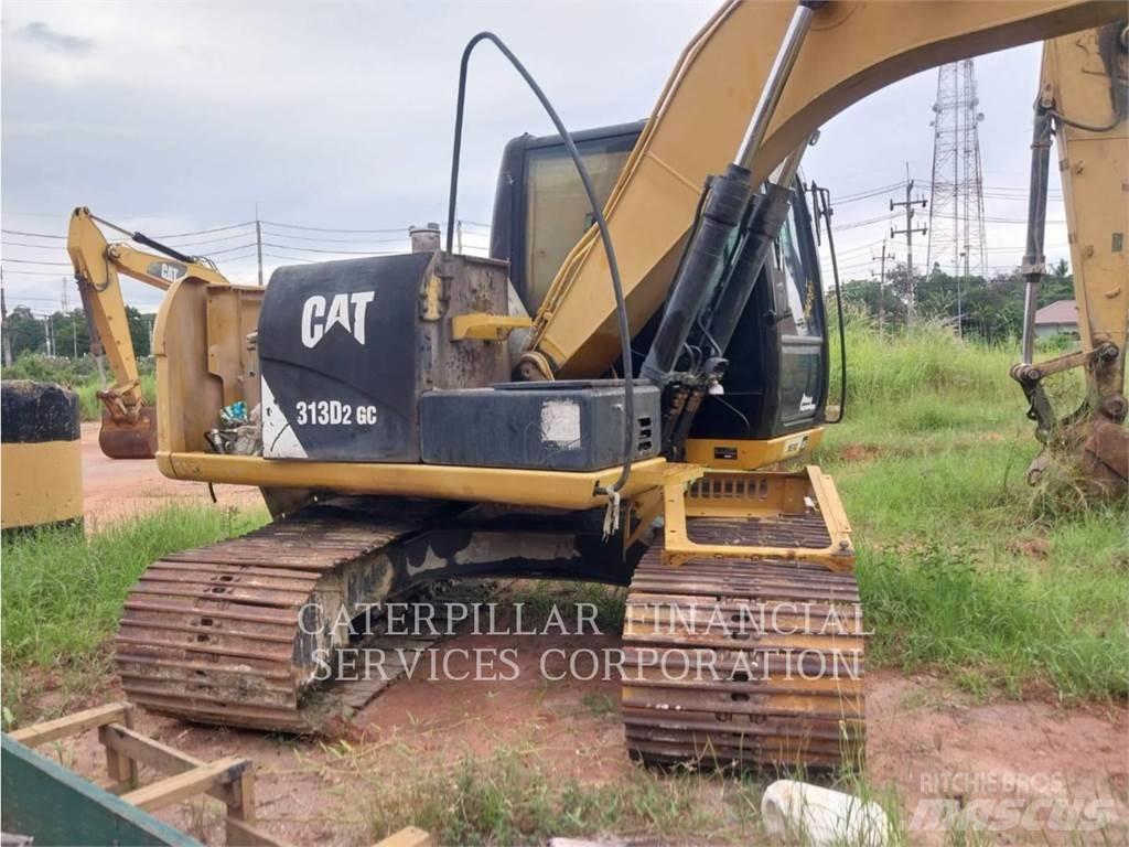 CAT 313D2GC Beltegraver