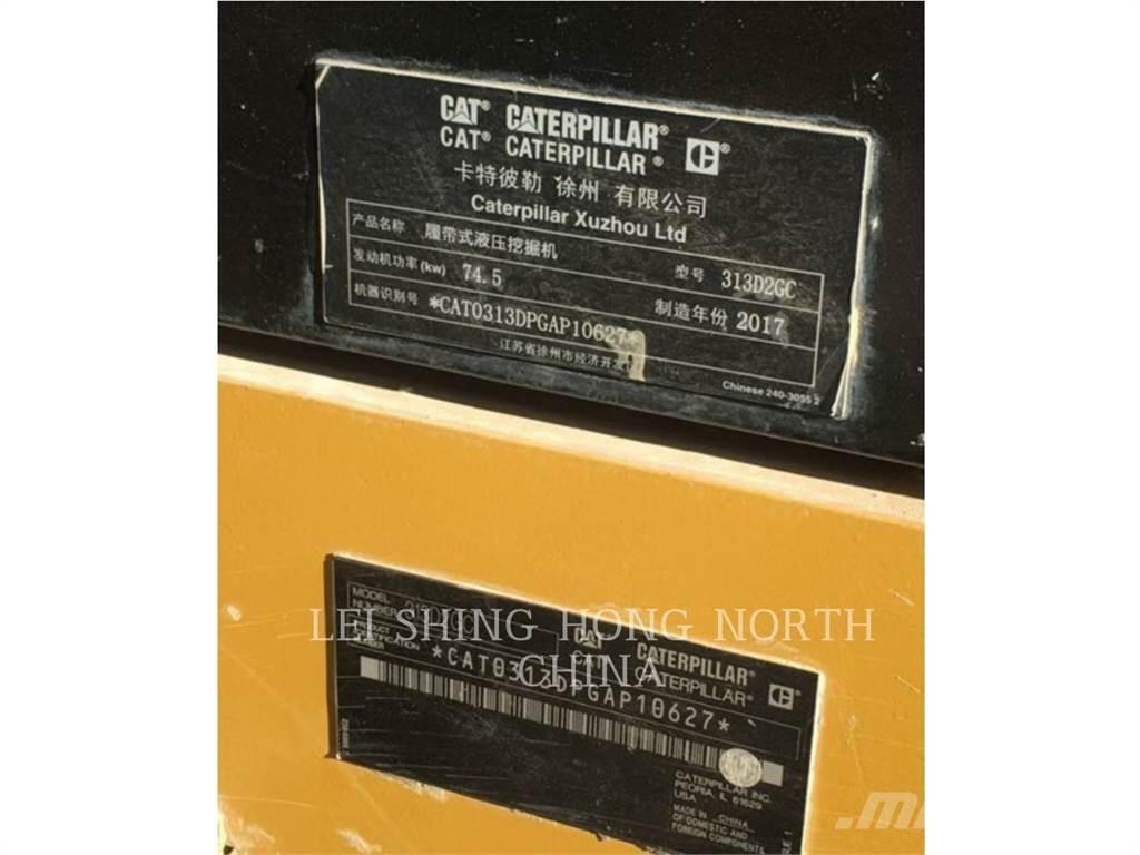 CAT 313D2GC Beltegraver