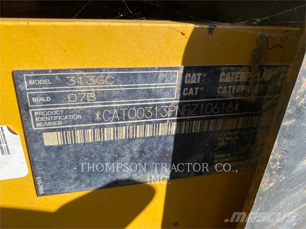 CAT 313GC Beltegraver