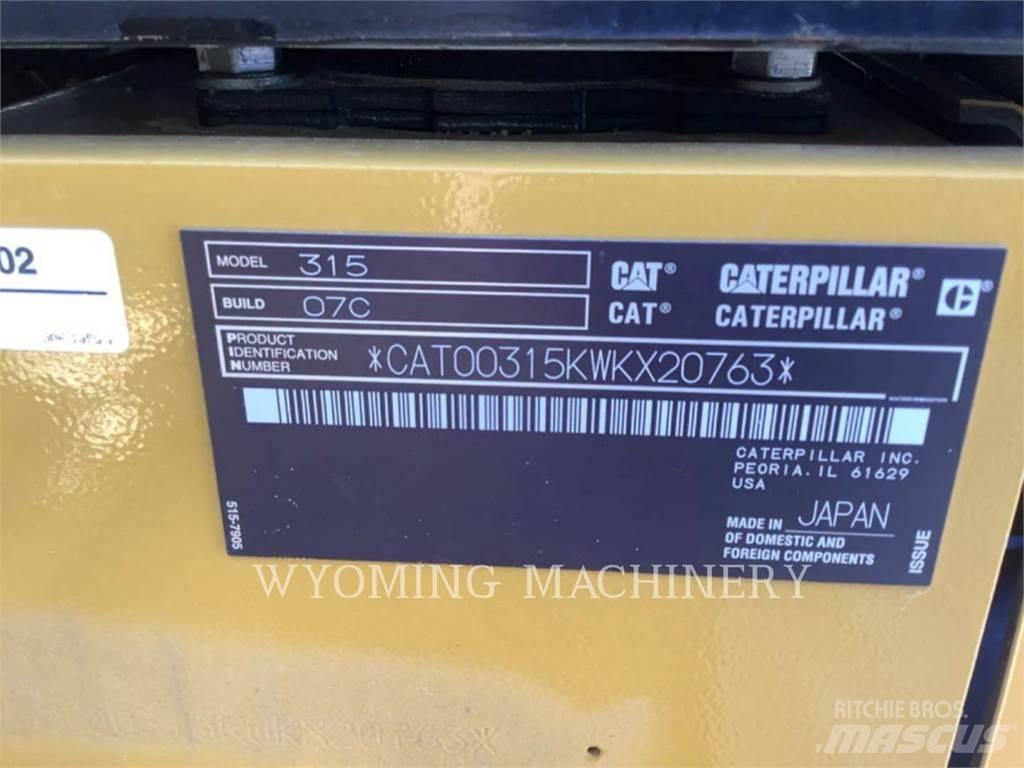 CAT 315 Beltegraver