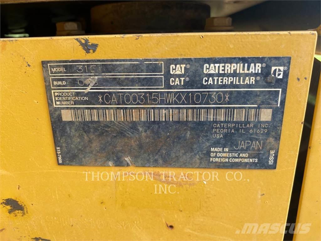 CAT 315 Beltegraver