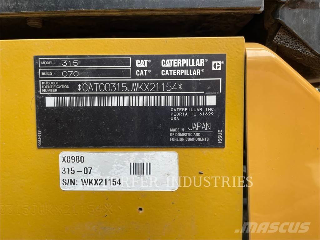 CAT 315-07 Beltegraver