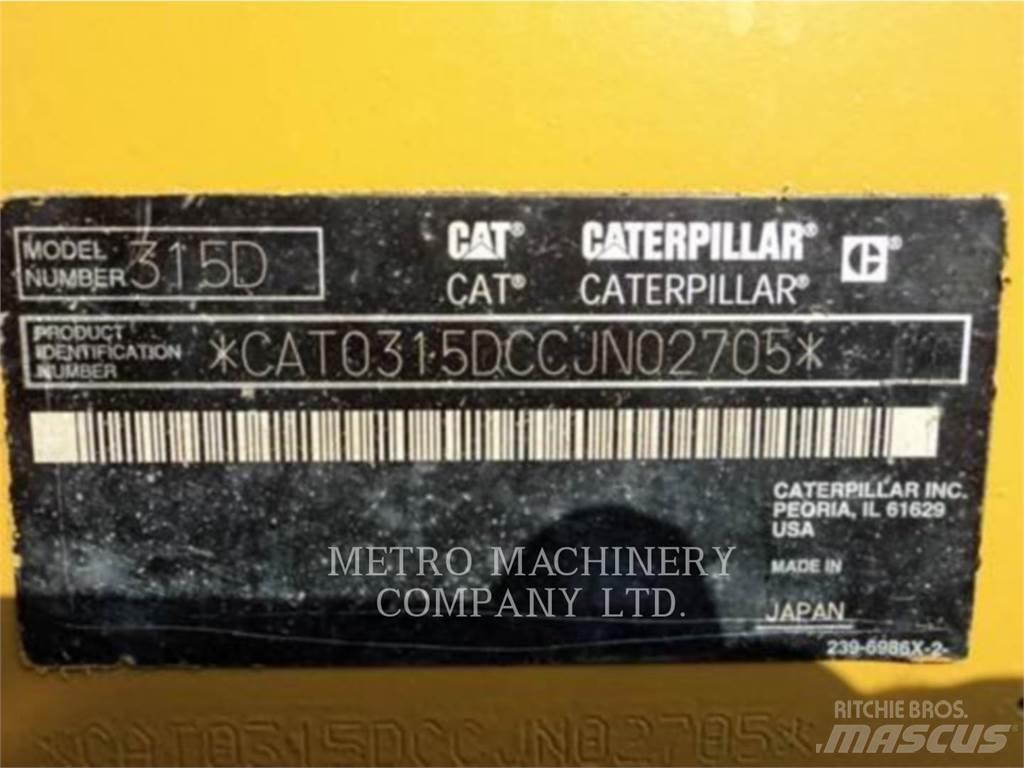 CAT 315DL Beltegraver