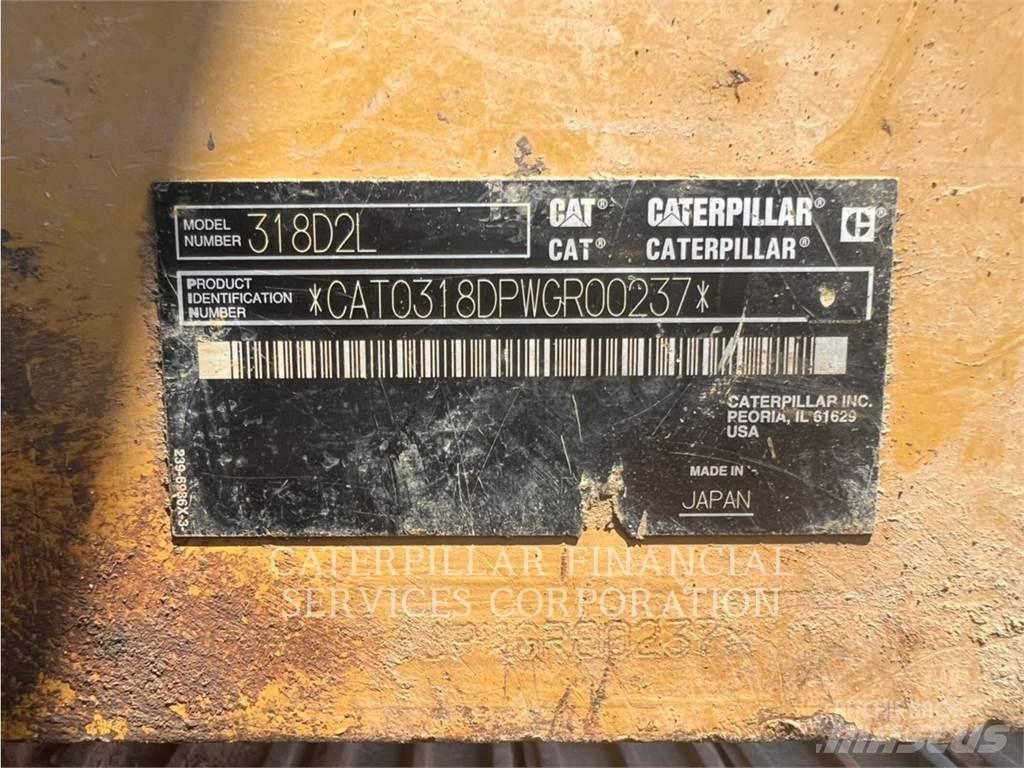 CAT 318D2L Beltegraver