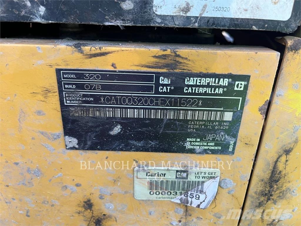 CAT 320 Beltegraver