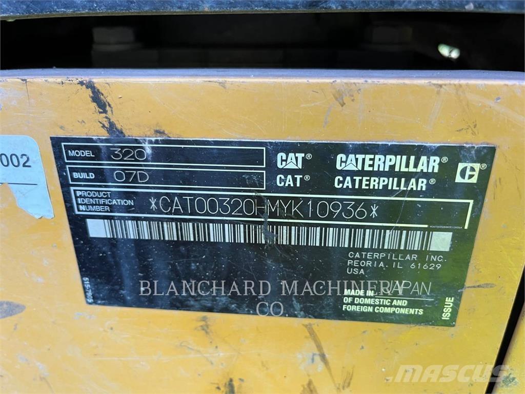 CAT 320 Beltegraver