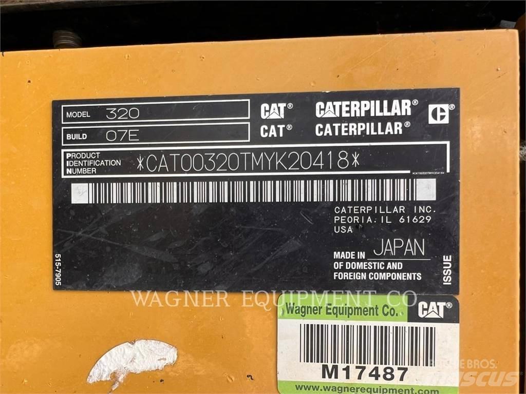 CAT 320 Beltegraver