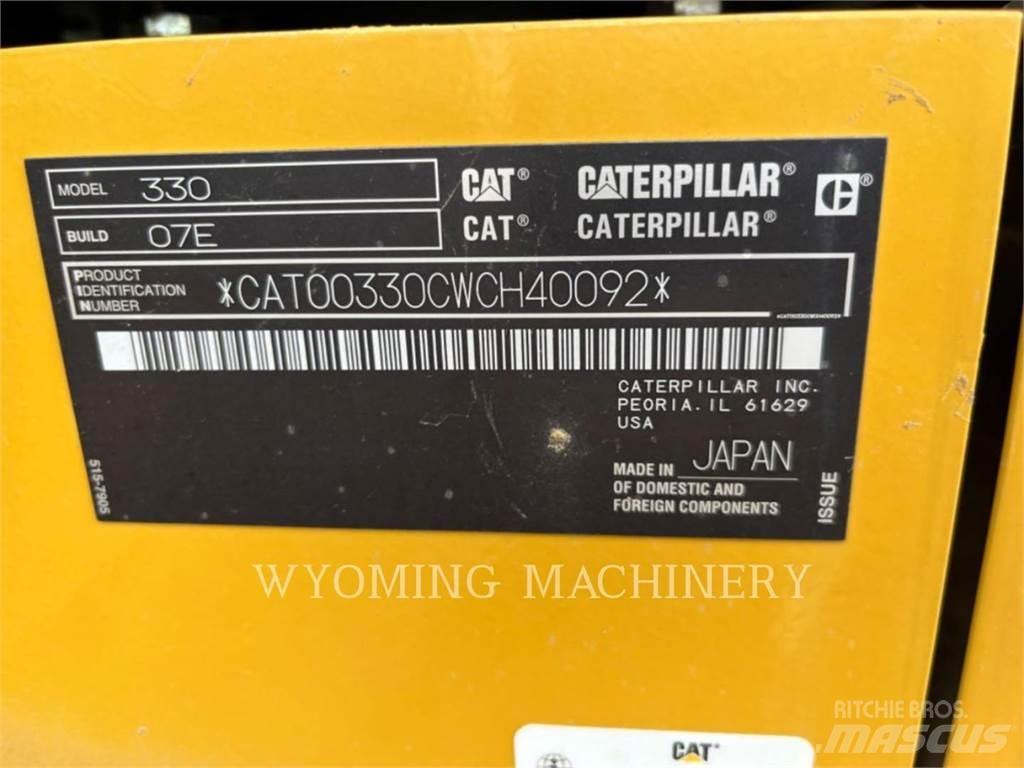 CAT 330 Beltegraver