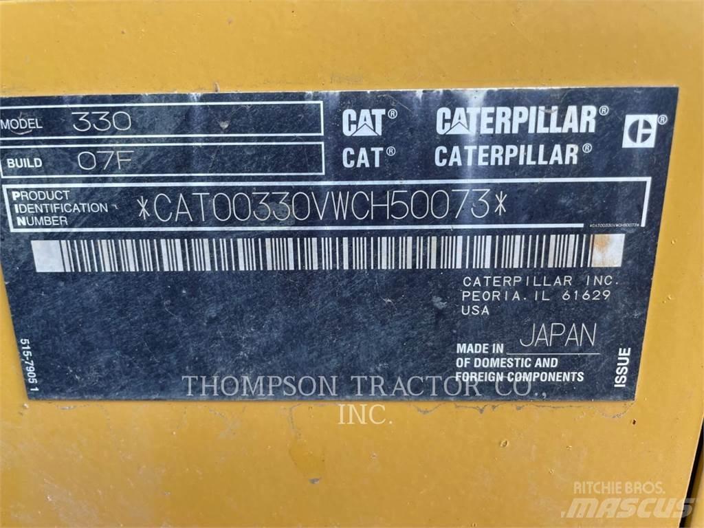 CAT 330 Beltegraver