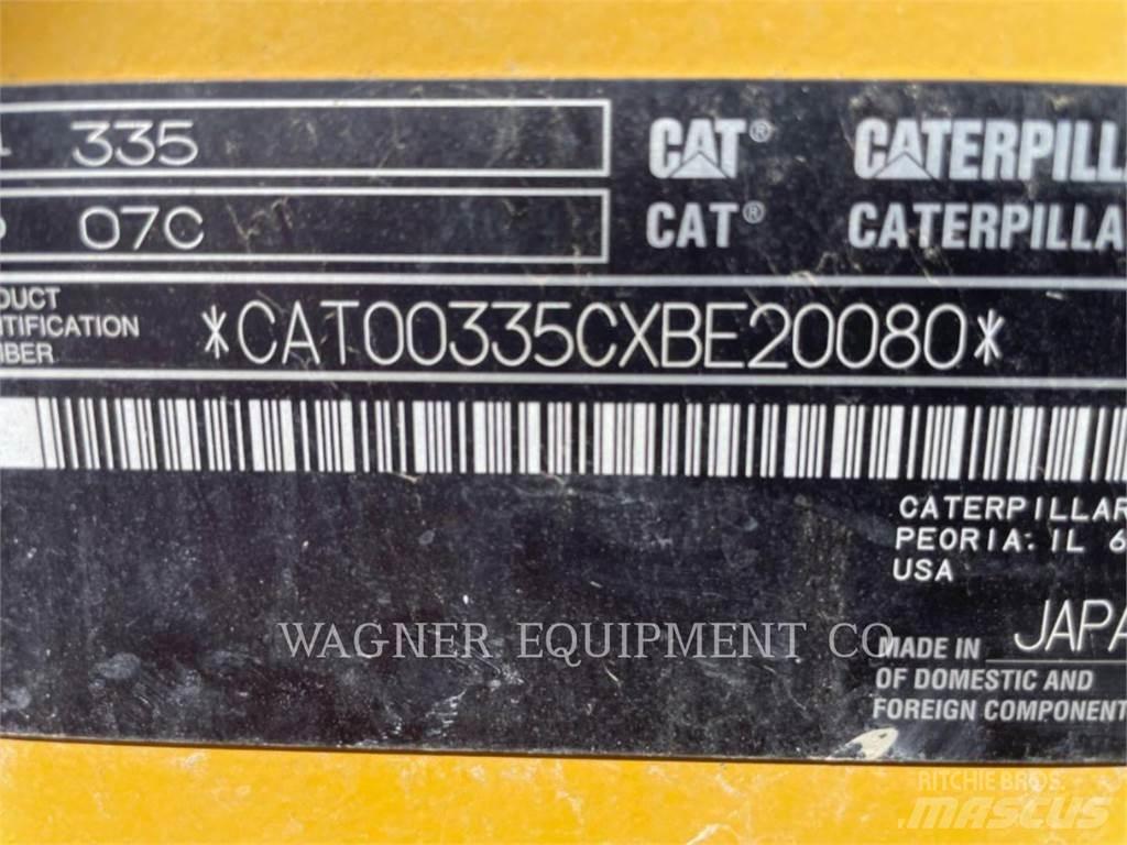 CAT 335 Beltegraver