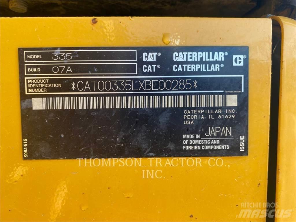 CAT 335 Beltegraver