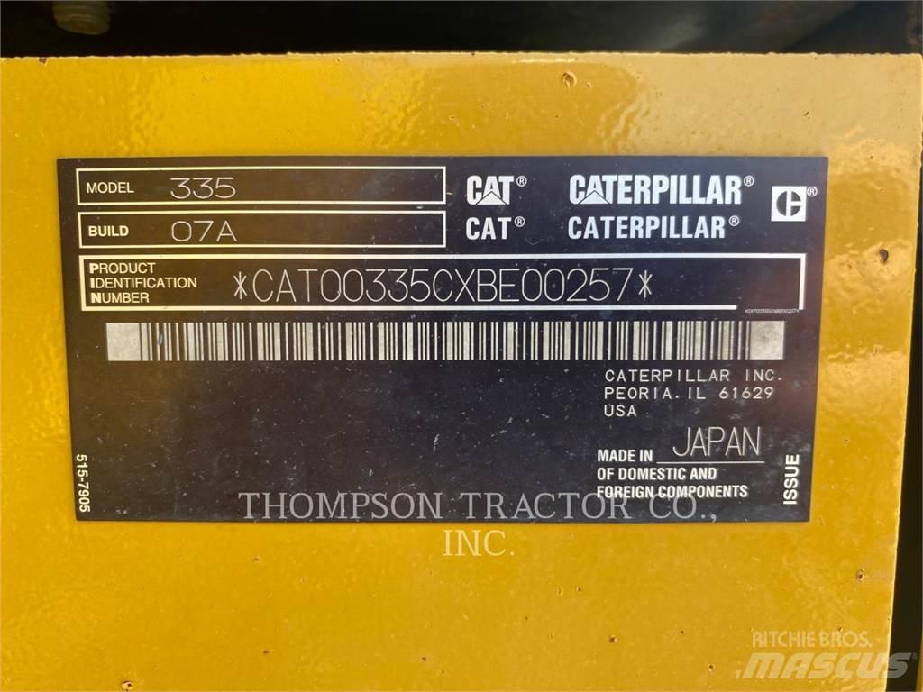 CAT 335 Beltegraver