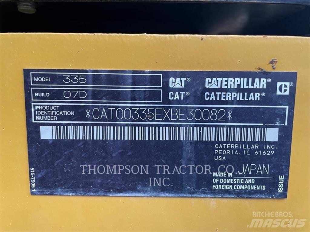 CAT 335 Beltegraver