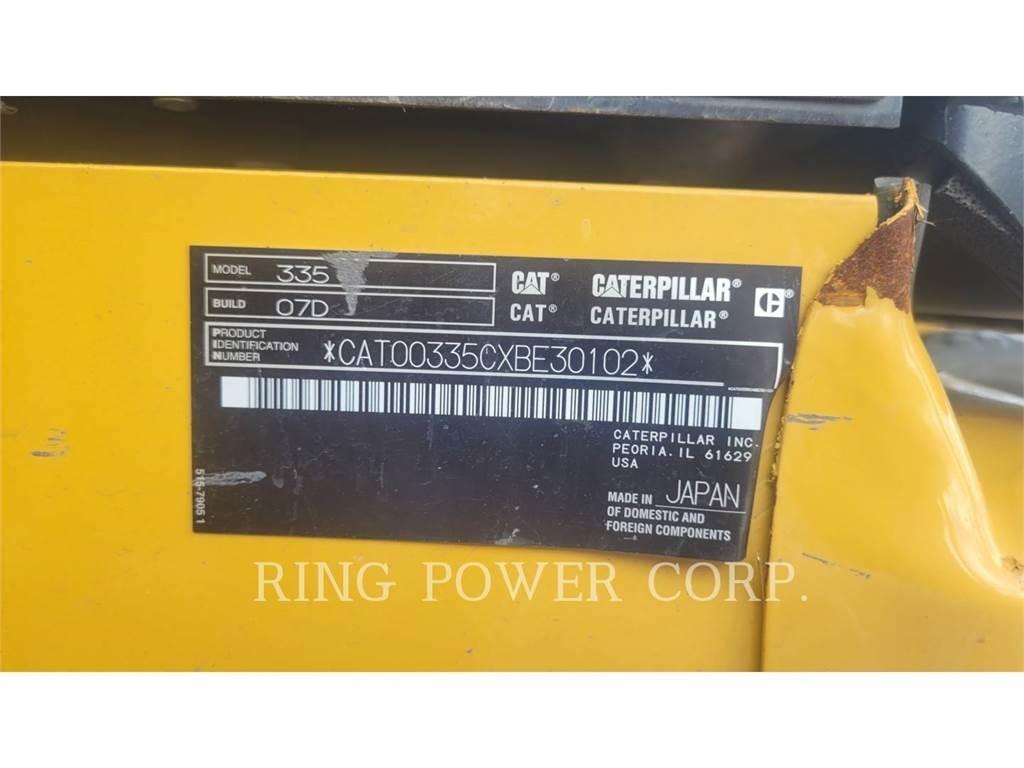CAT 335QC Beltegraver