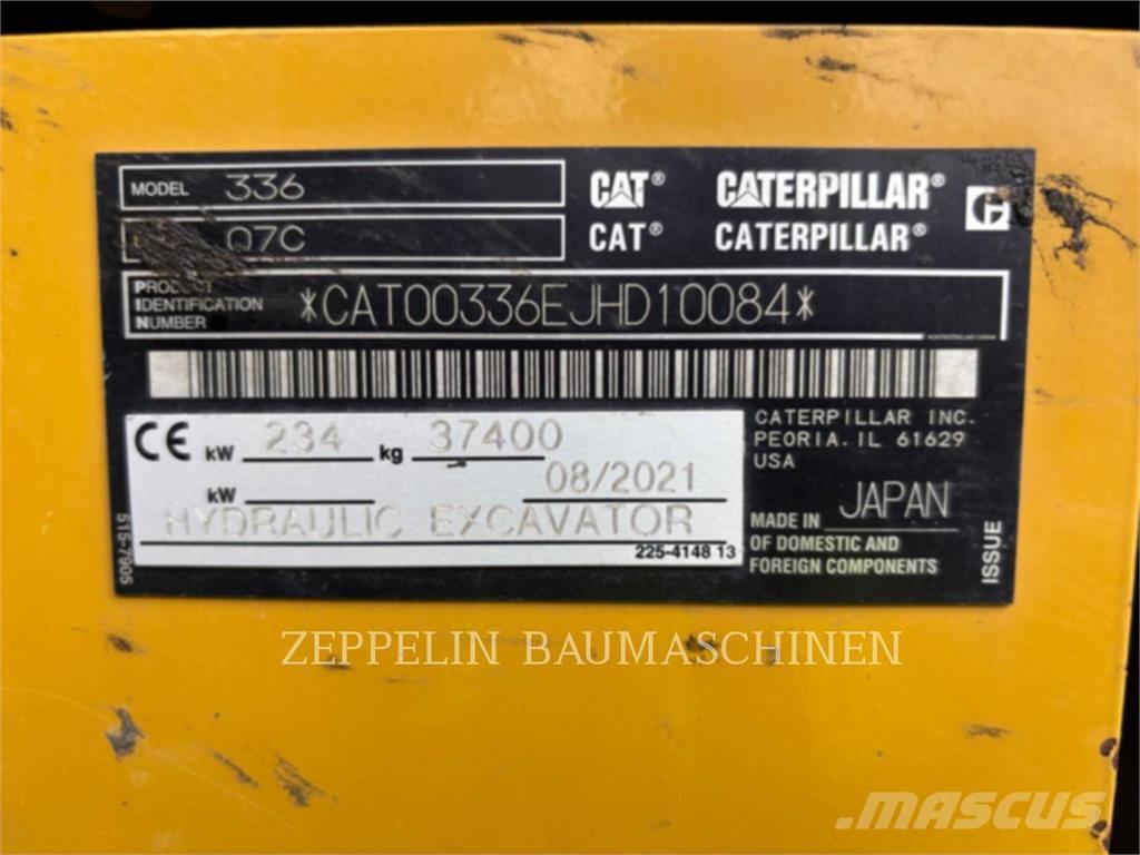 CAT 336-07C Beltegraver