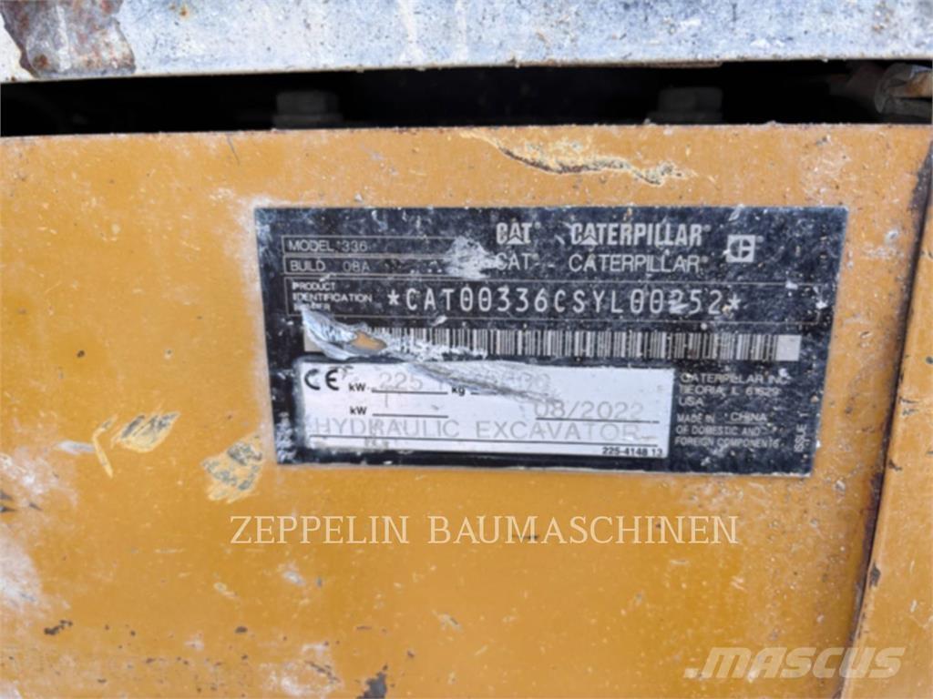 CAT 336-08 Beltegraver