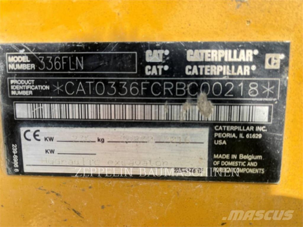 CAT 336FLN Beltegraver