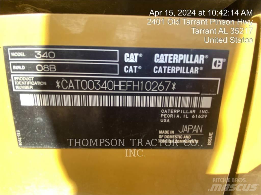 CAT 340 Beltegraver