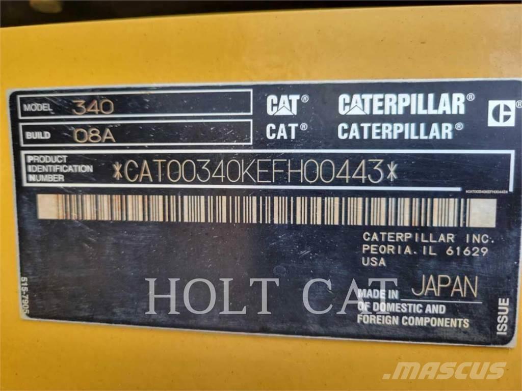 CAT 340 12 TC Beltegraver