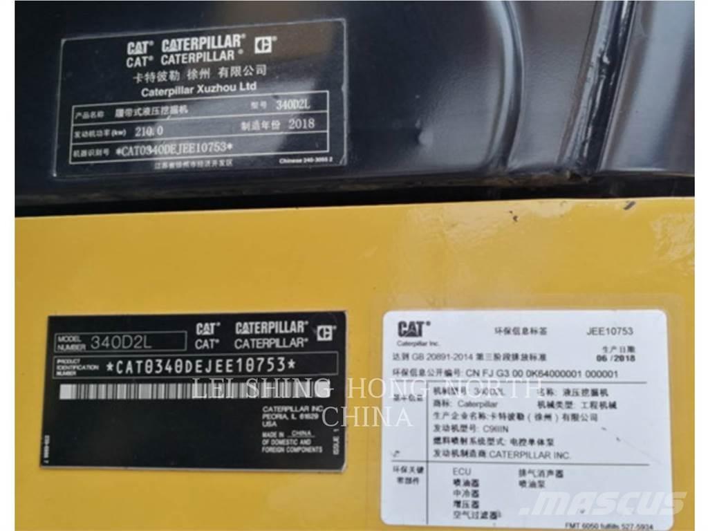 CAT 340D2L Beltegraver