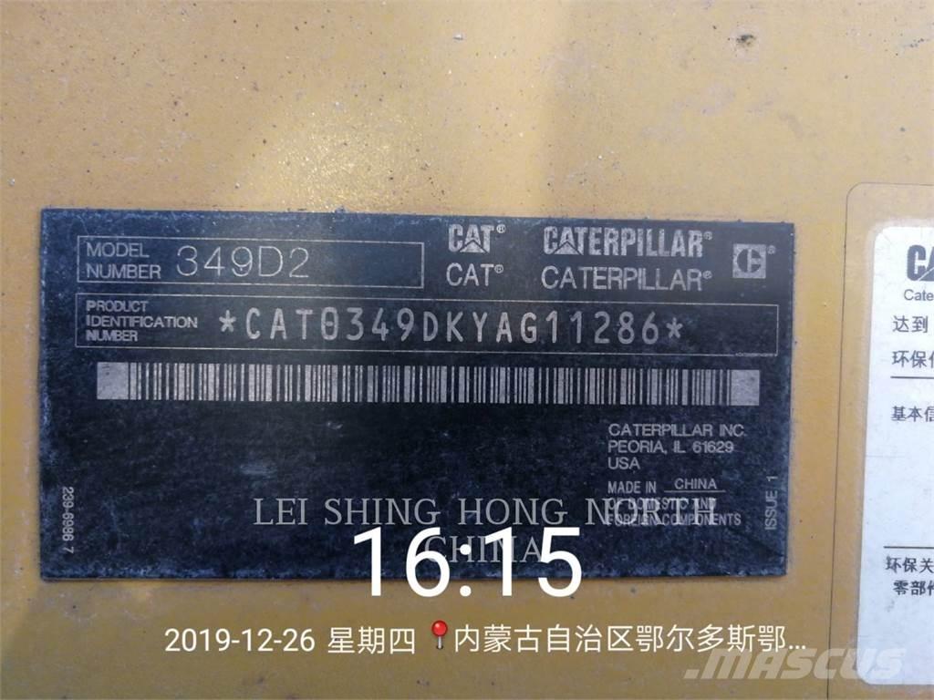 CAT 349D2 Beltegraver