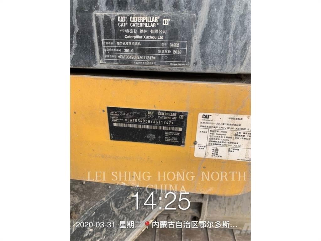 CAT 349D2 Beltegraver