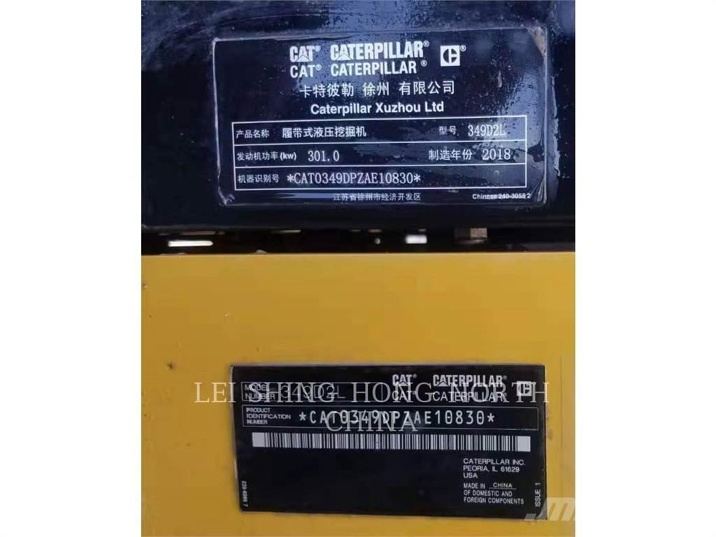 CAT 349D2L Beltegraver
