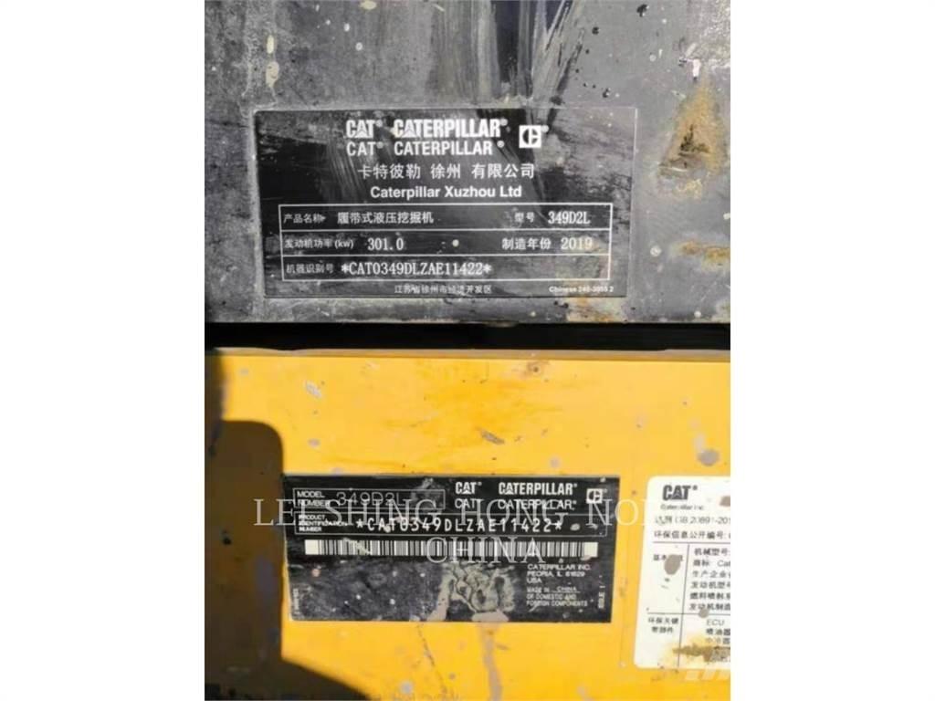 CAT 349D2L Beltegraver