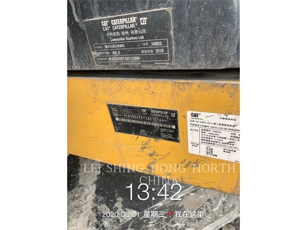 CAT 349D2L Beltegraver