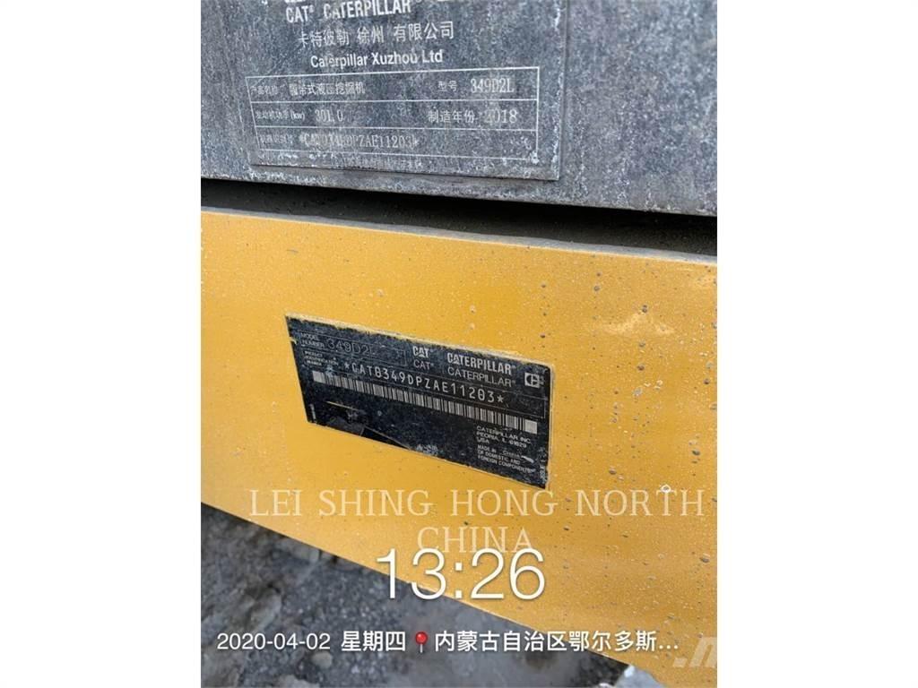 CAT 349D2L Beltegraver