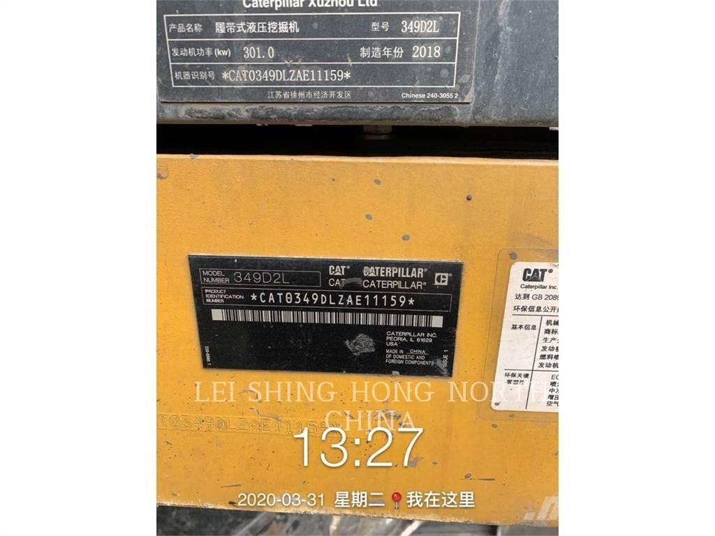 CAT 349D2L Beltegraver