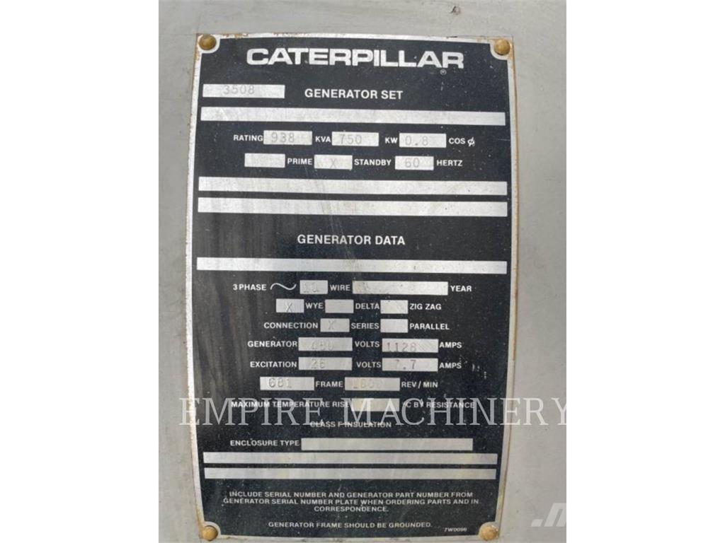 CAT 3508 Diesel Generatorer