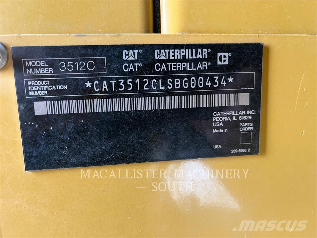 CAT 3512C Diesel Generatorer