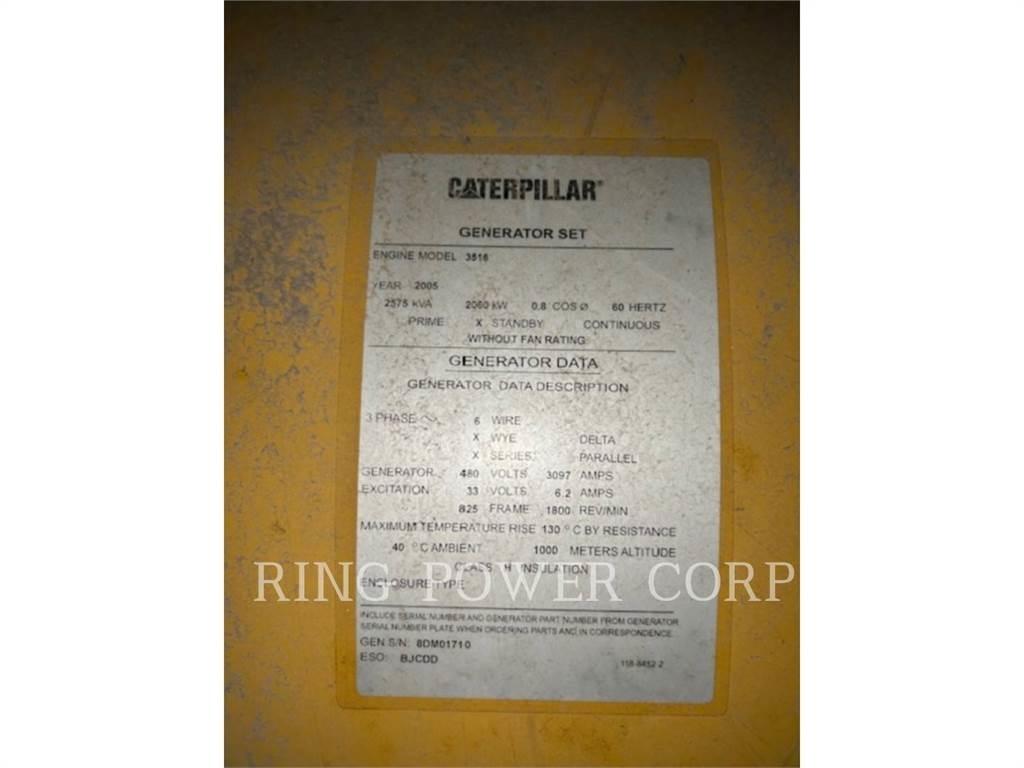 CAT 3516B Diesel Generatorer