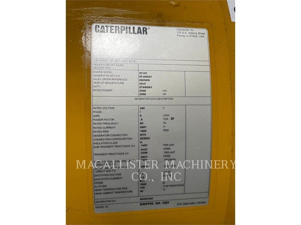 CAT 3516C Diesel Generatorer