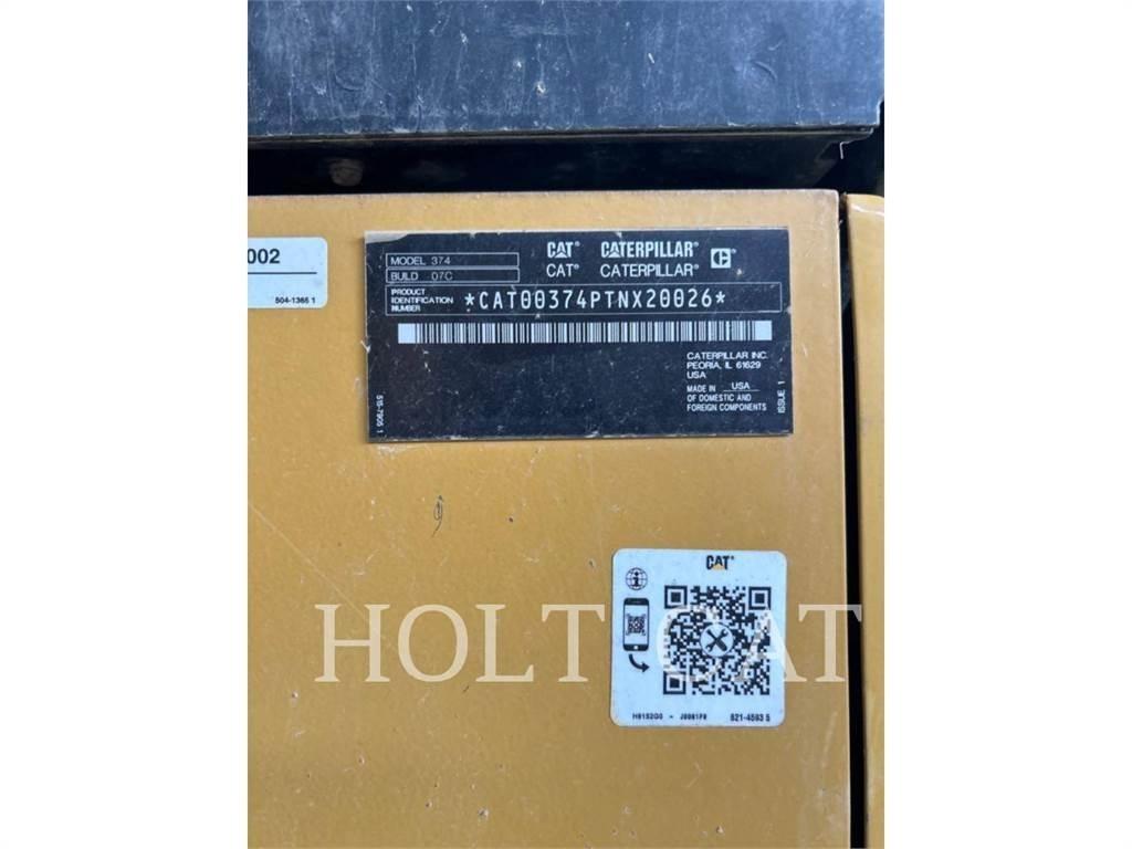 CAT 374 Beltegraver