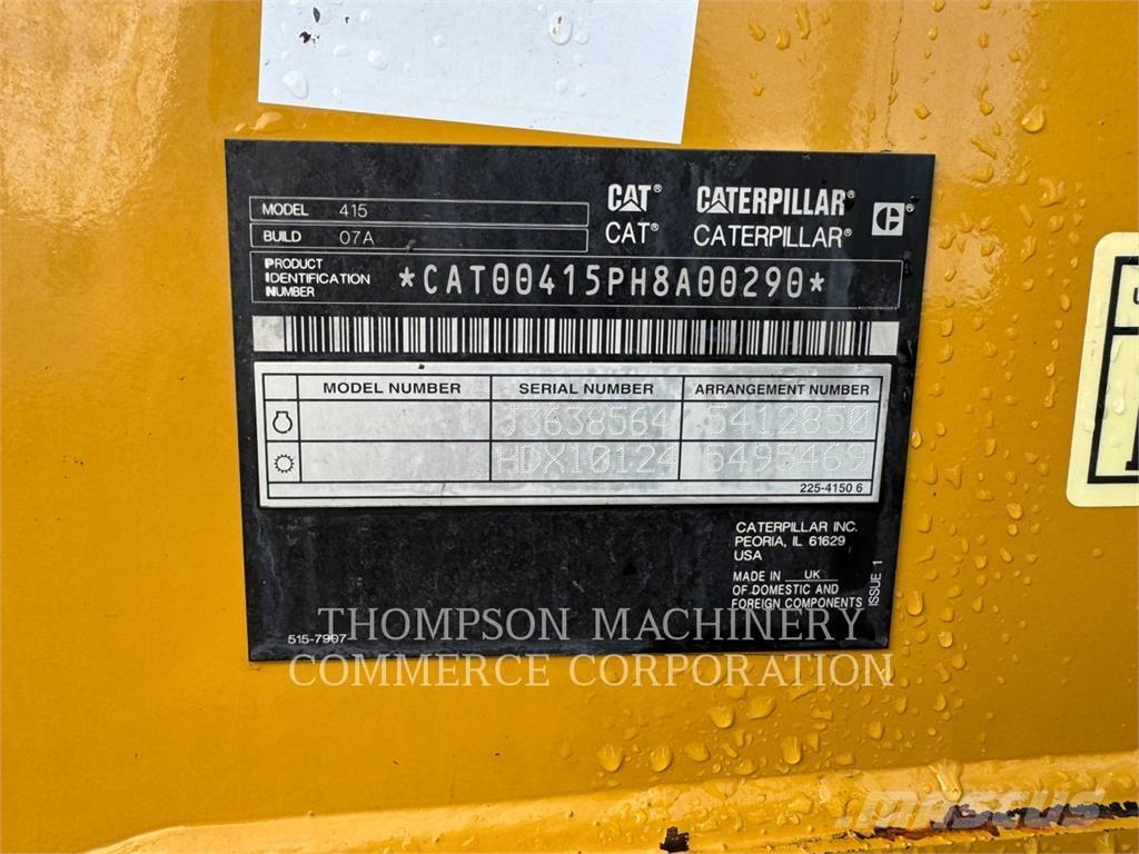 CAT 415 Traktorgravere