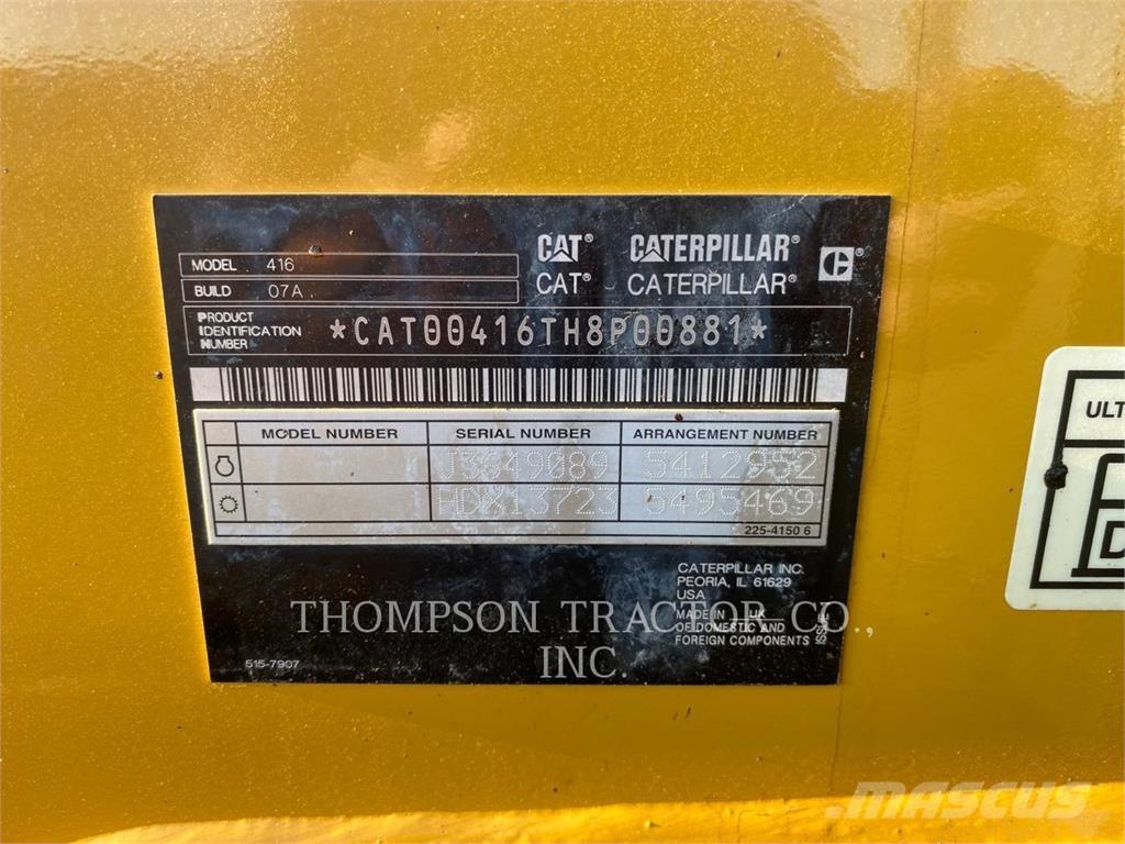 CAT 416 Traktorgravere