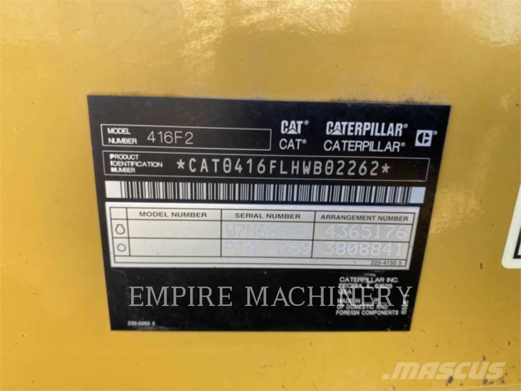 CAT 416F2 4EO Traktorgravere