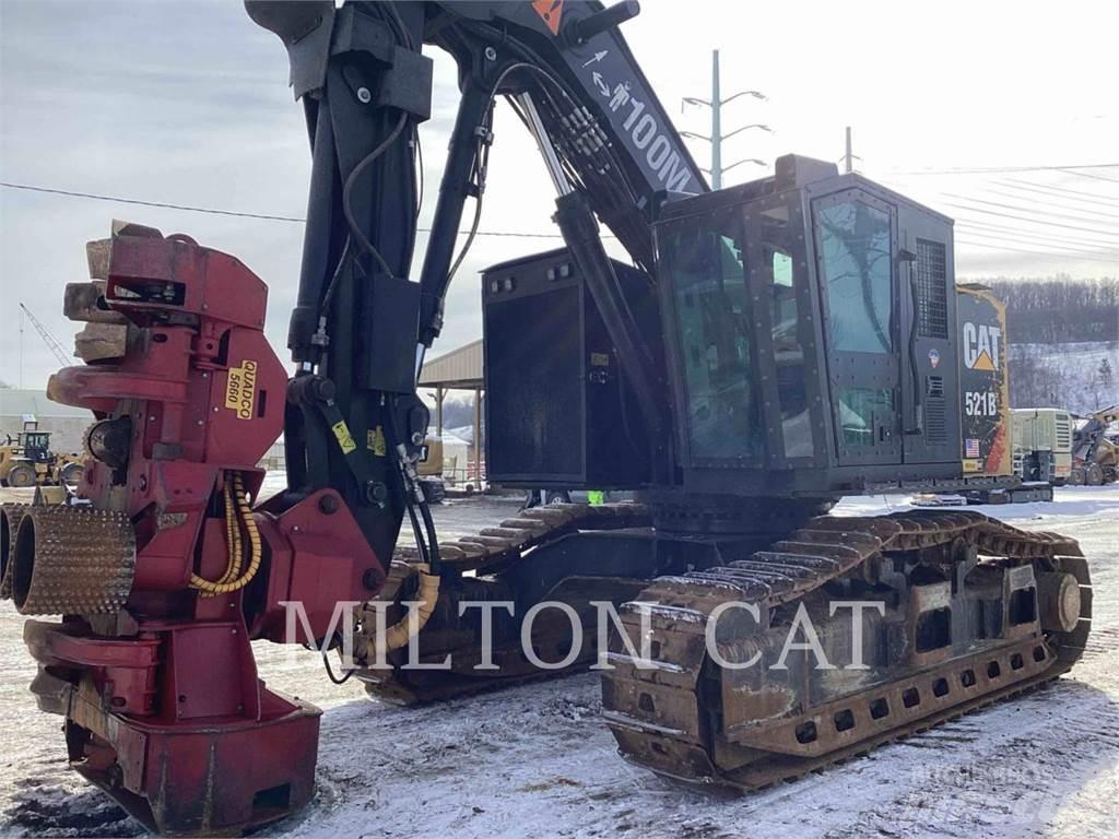 CAT 521B Feller bunchers