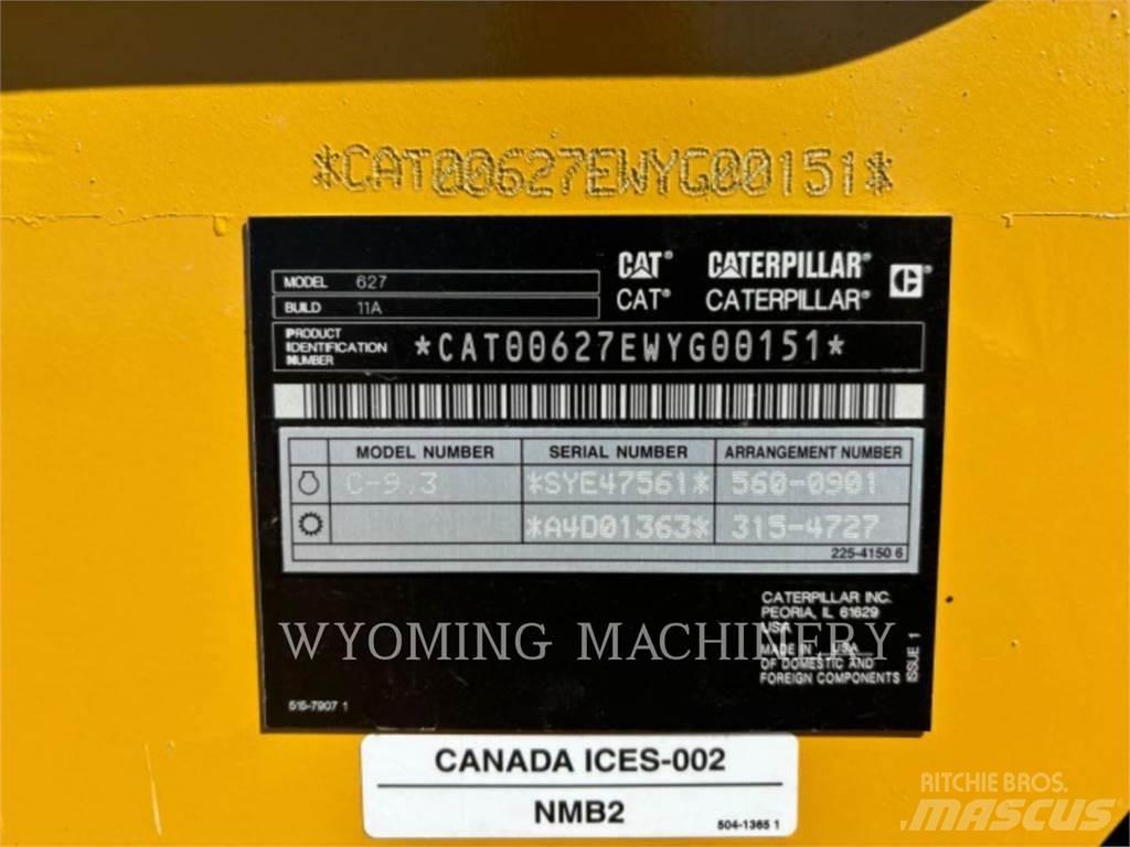 CAT 627 Veiskrape