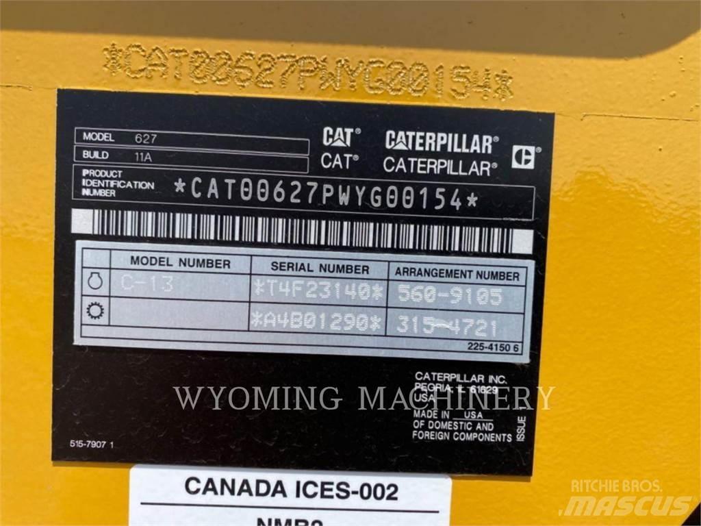 CAT 627 Veiskrape