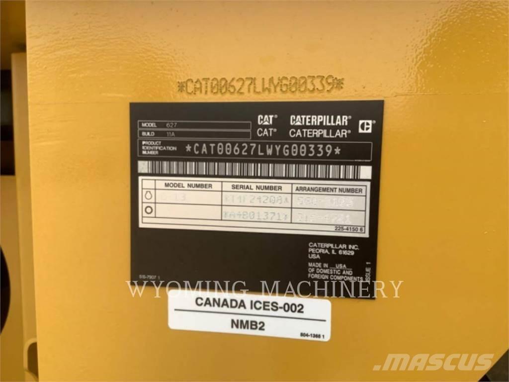 CAT 627 Veiskrape