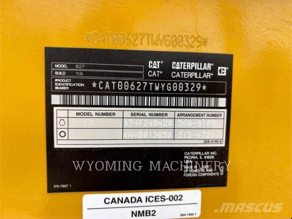 CAT 627 Veiskrape