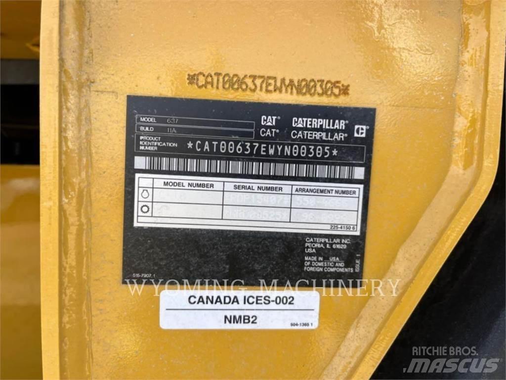 CAT 637 Veiskrape