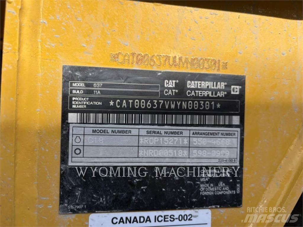 CAT 637 Veiskrape