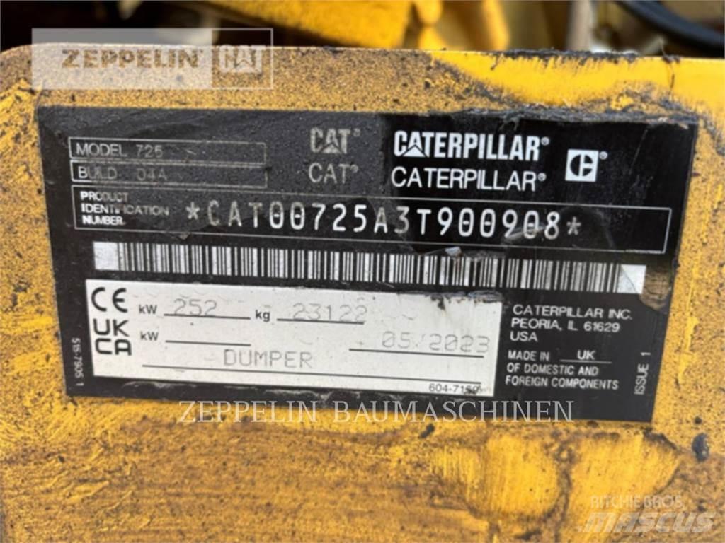 CAT 725-04A Rammestyrte Dumpere