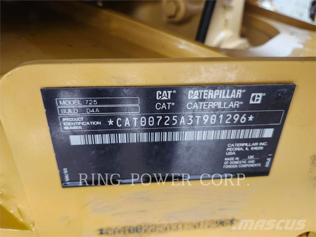 CAT 725TG Rammestyrte Dumpere