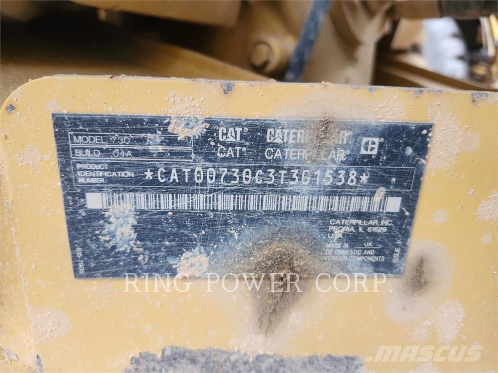 CAT 730TG Rammestyrte Dumpere